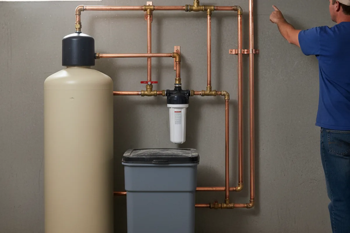 Whole-house water treatment system installed in Arlington
